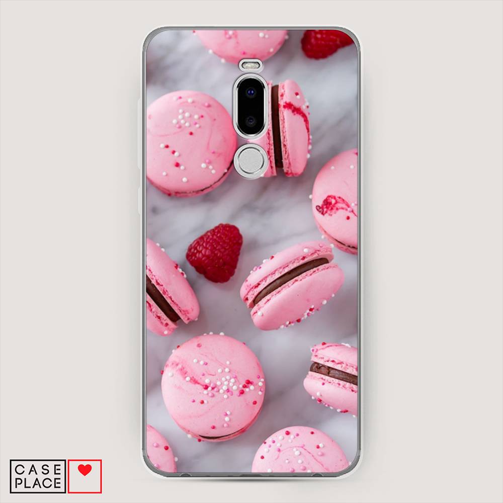 

Чехол Awog на Meizu Note 8 "Макарони с малиной", Серый;розовый, 73050-10