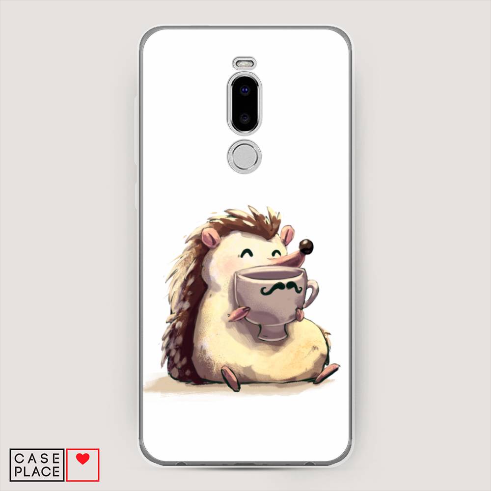 

Чехол Awog на Meizu Note 8 "Еж кофеман", Белый;коричневый;бежевый, 73050-10