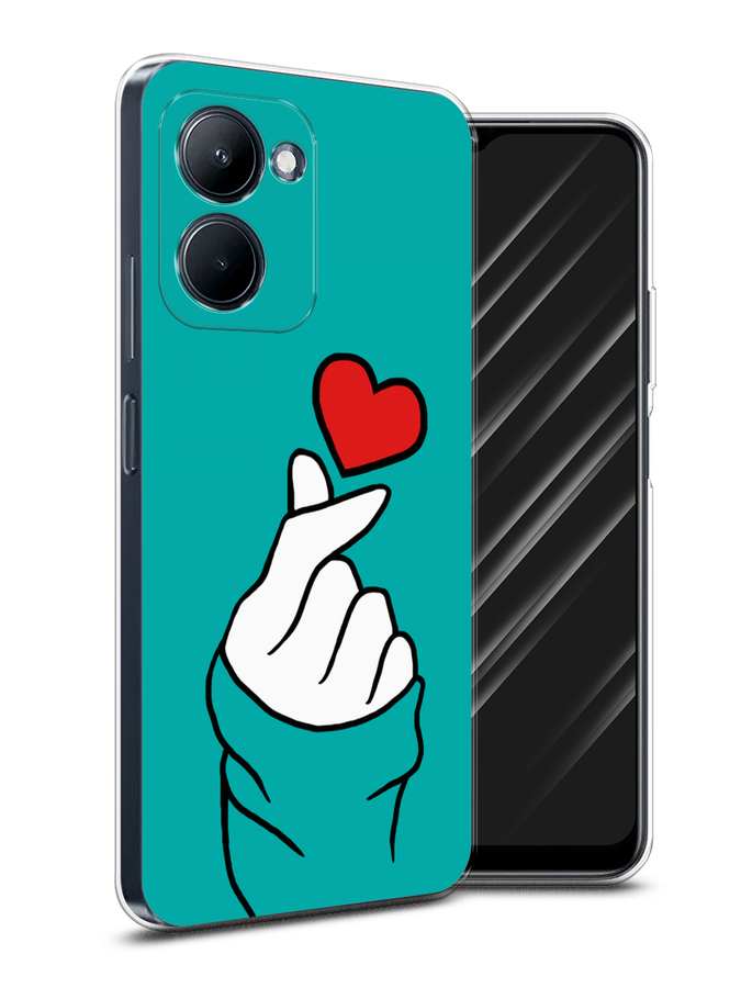 

Чехол Awog на Realme C33 "Маленькое сердечко", Голубой;белый;красный, 2511350-7