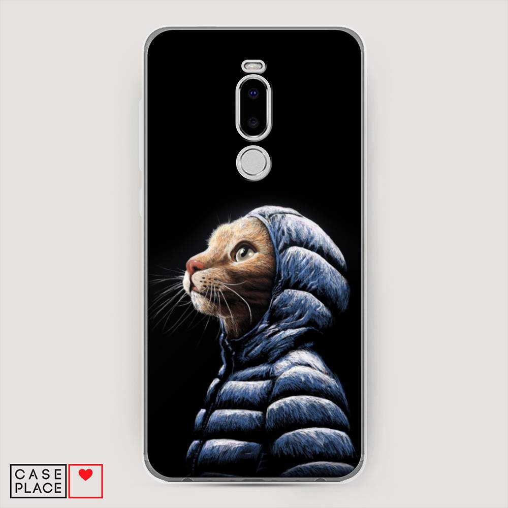 

Чехол Awog на Meizu Note 8 "Кот в капюшоне", Черный;бежевый;синий, 73050-2