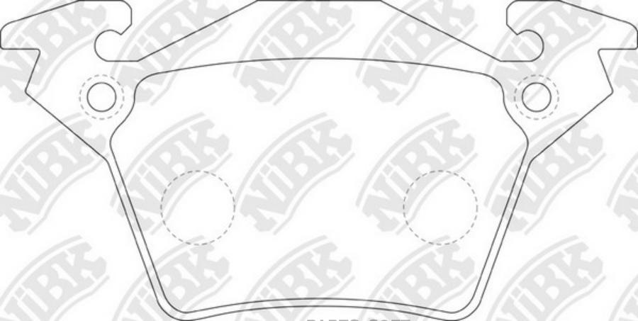 

Тормозные колодки Nibk PN0141