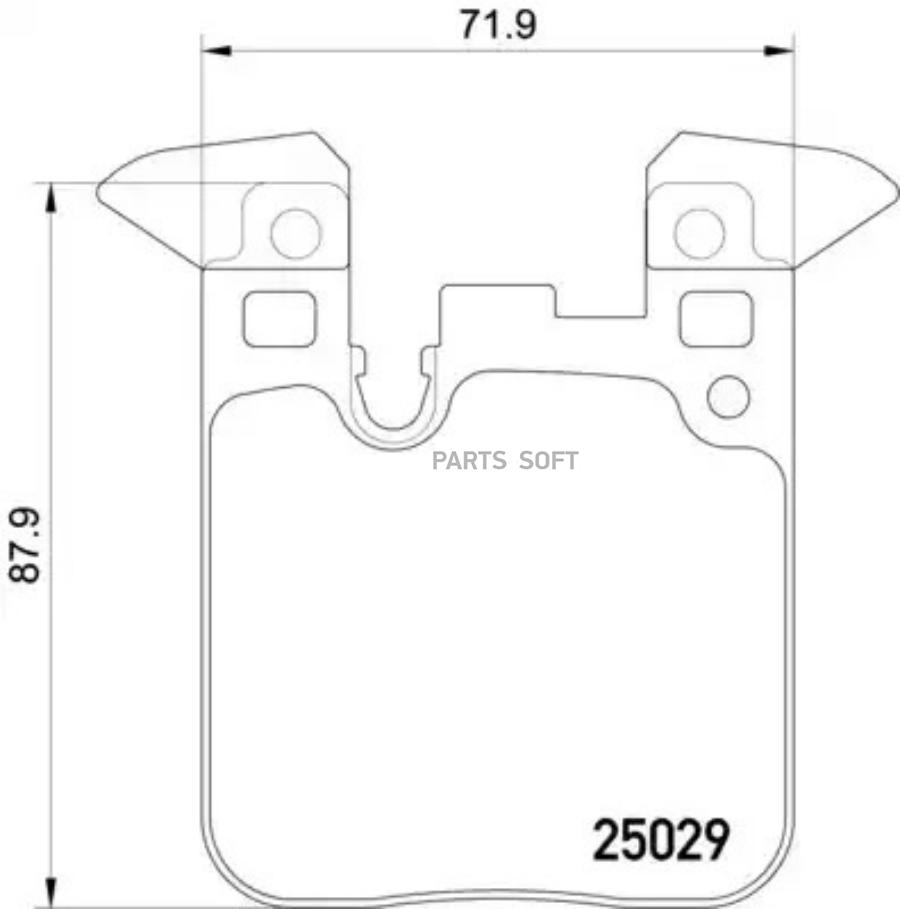 

Тормозные колодки Textar 2502901