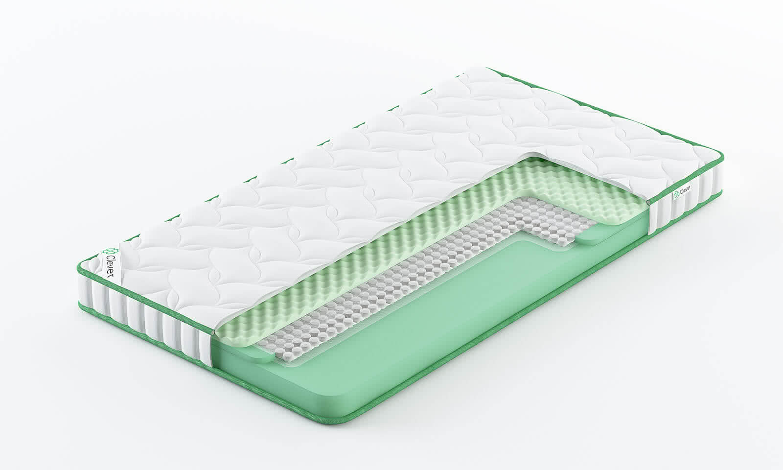 

Матрас Clever CloudWave Lite 70x145, Белый, CloudWave Lite