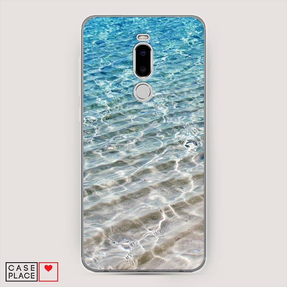 

Чехол Awog на Meizu Note 8 "Волны 10", Голубой, 73050-4