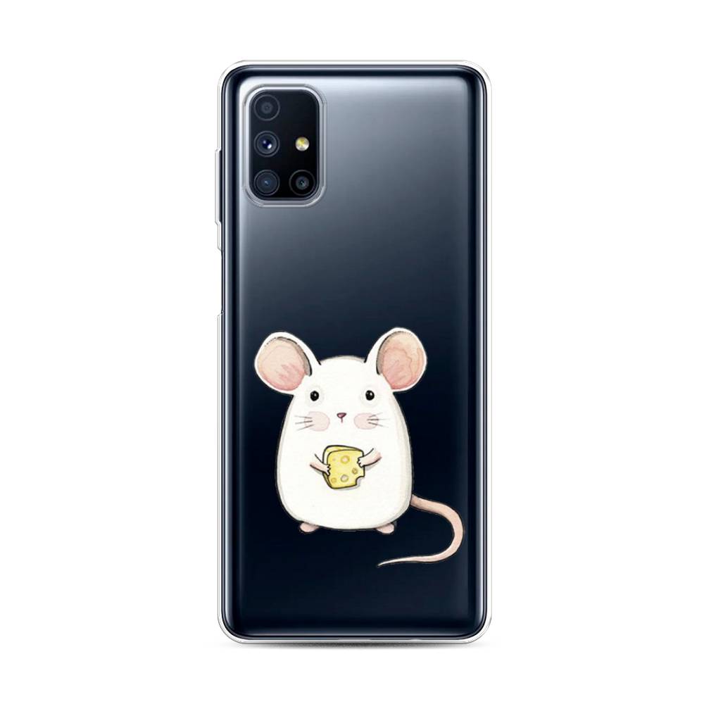 

Чехол Awog на Samsung Galaxy M31s / Самсунг M31s "Мышка", Белый;розовый;прозрачный, 2101450-1