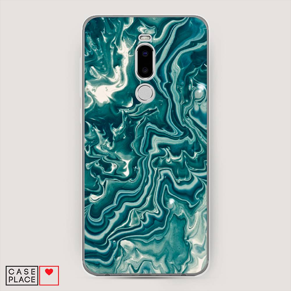 

Чехол Awog на Meizu Note 8 "Минералы 4", Голубой, 73050-3