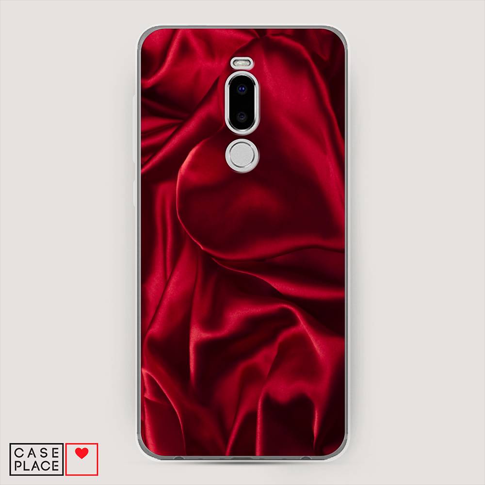 

Чехол Awog на Meizu Note 8 "Текстура красный шелк", 73050-3