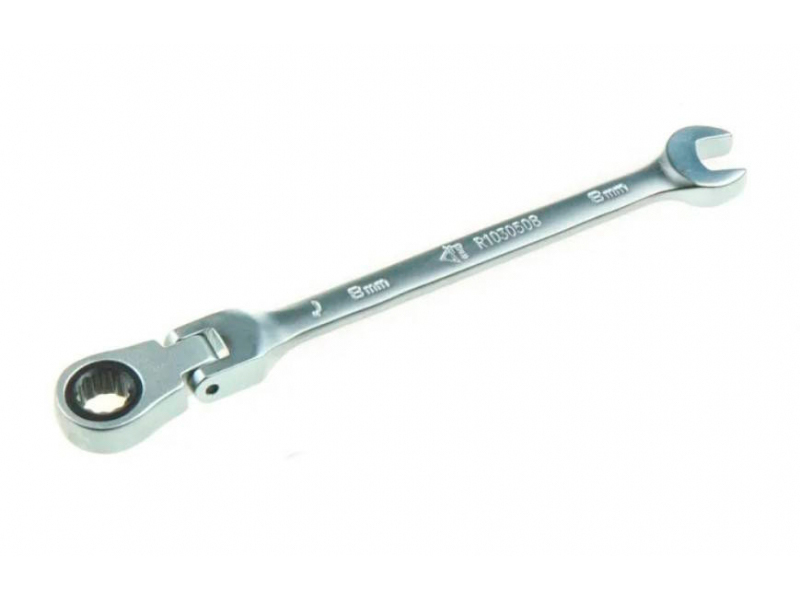 Ключ комбинированный 8мм трещоточный, шарнирный ARNEZI R1030508