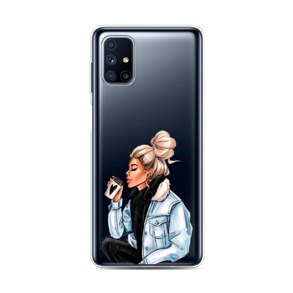 фото Чехол awog "cute girl" для samsung galaxy m31s