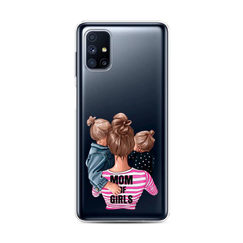 

Чехол Awog на Samsung Galaxy M31s / Самсунг M31s "Mom of Girls", Синий;розовый;черный, 2101450-6