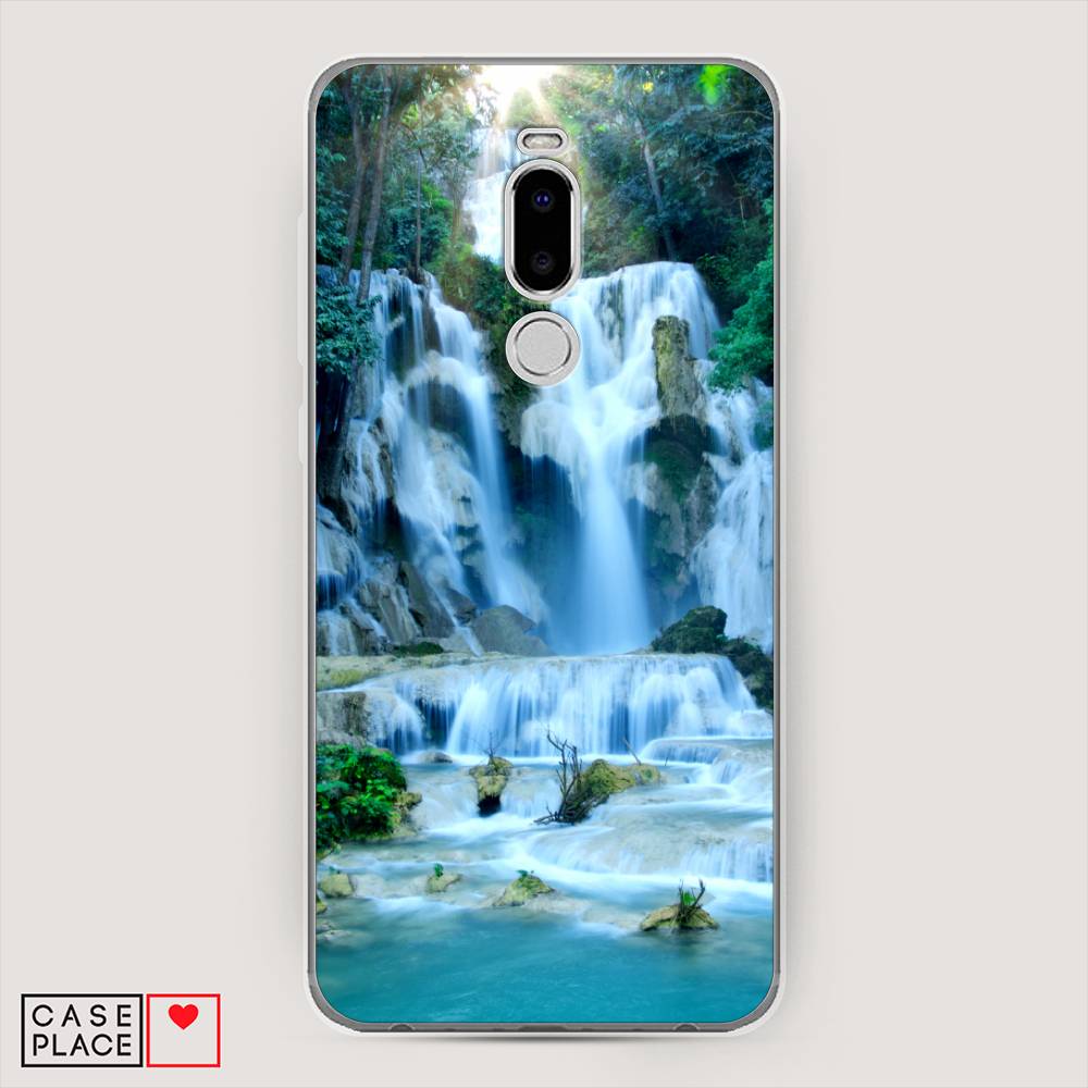 

Чехол Awog на Meizu Note 8 "Водопад 8", Голубой;зеленый, 73050-4