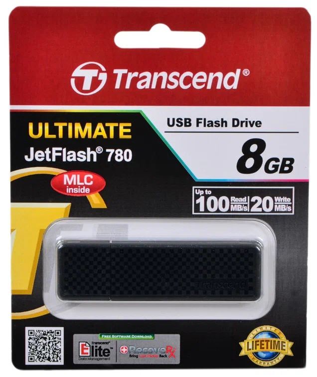 

Флешка Transcend JetFlash 780, 8Gb, USB 3.1