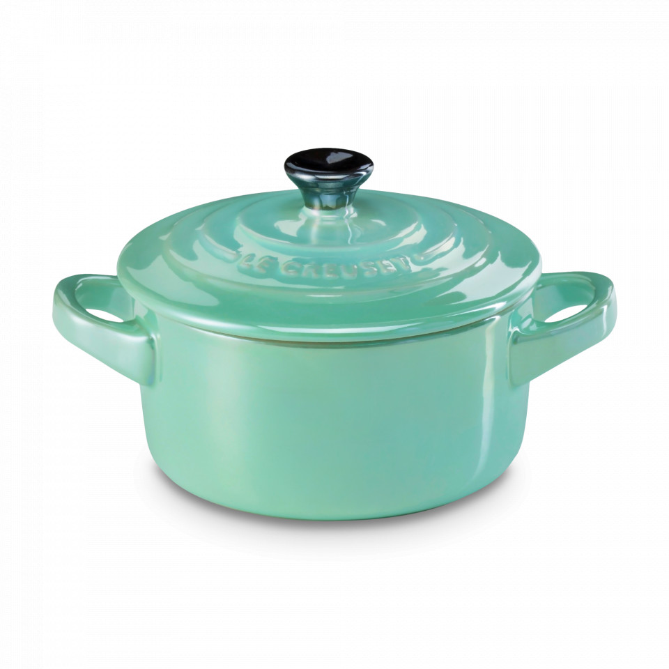 

Кокот Le Creuset Pearlized Light Cool Mint 0,25 л 10 см керамика мята металлик, Зеленый