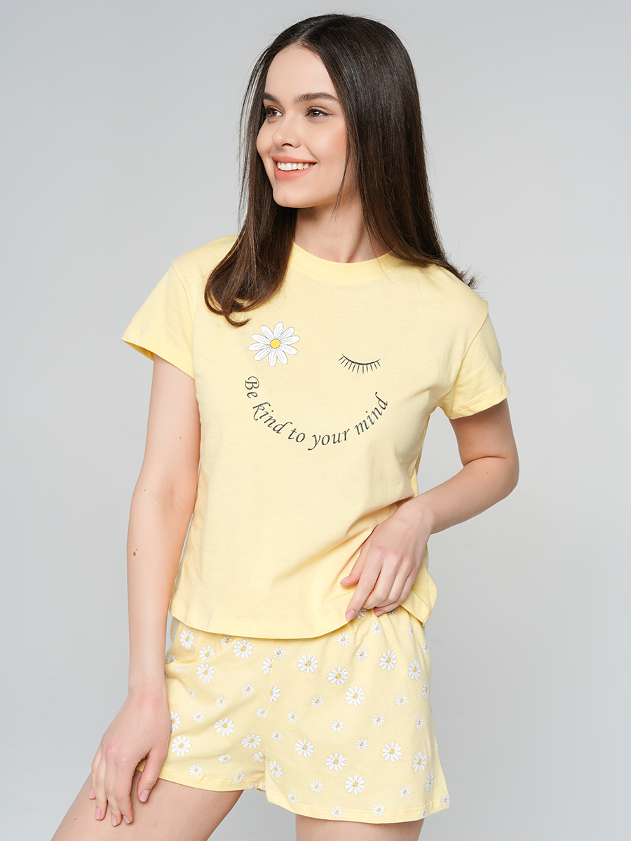 

Пижама женская ТВОЕ 89565 желтая XS, 89565