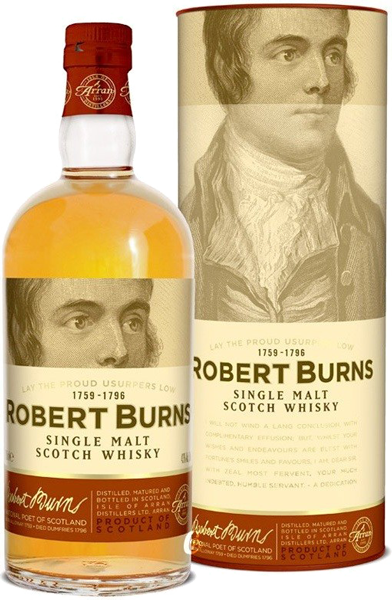Виски Robert Burns Malt, in tube