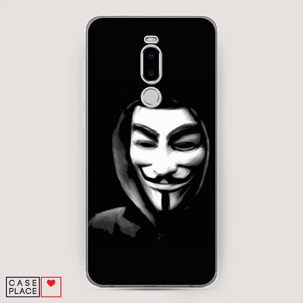 

Чехол Awog на Meizu Note 8 "Анонимус", Черный;серый;белый, 73050-5