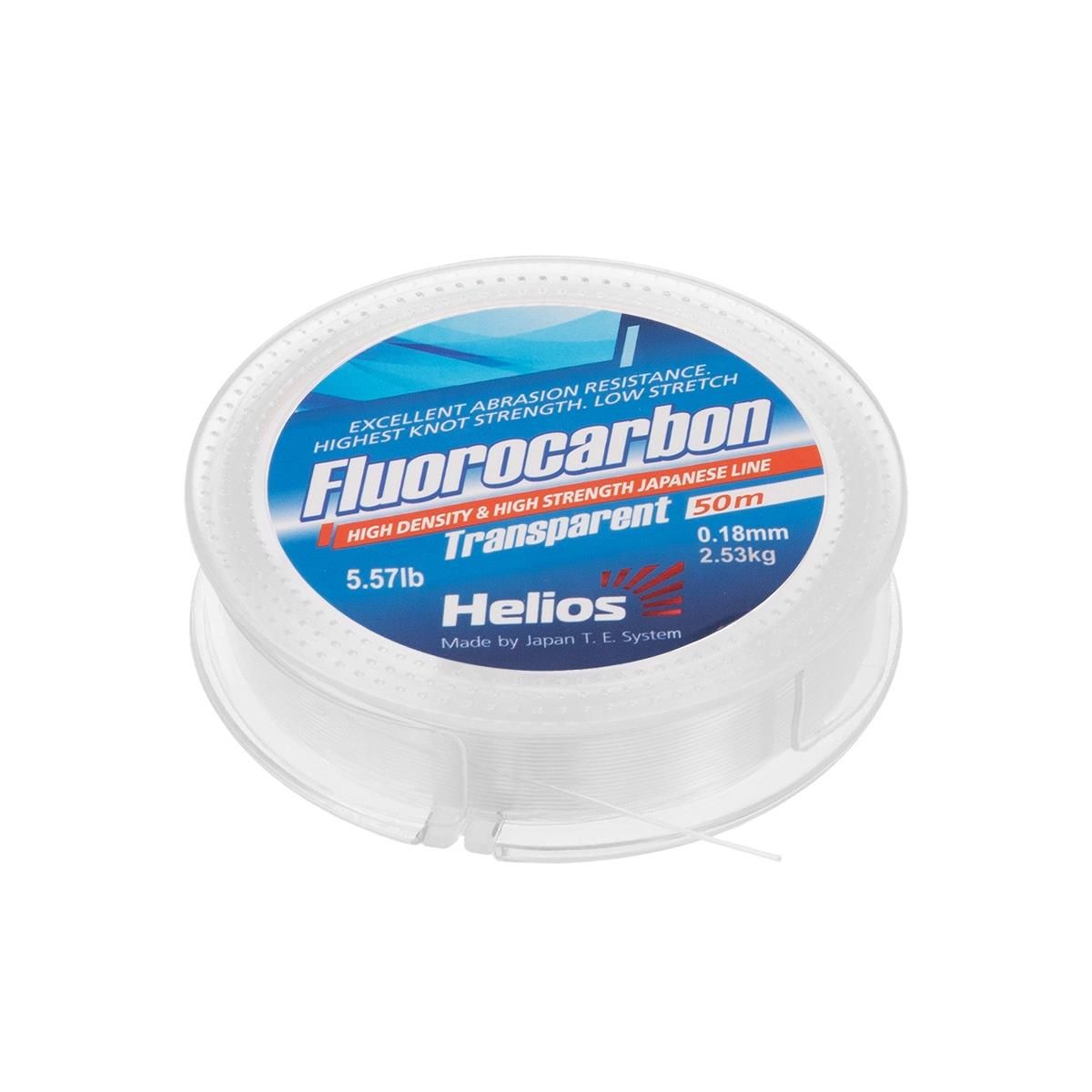 Леска FLUOROCARBON Transparent 0,18mm/50 HS-FCT 18/50 Helios