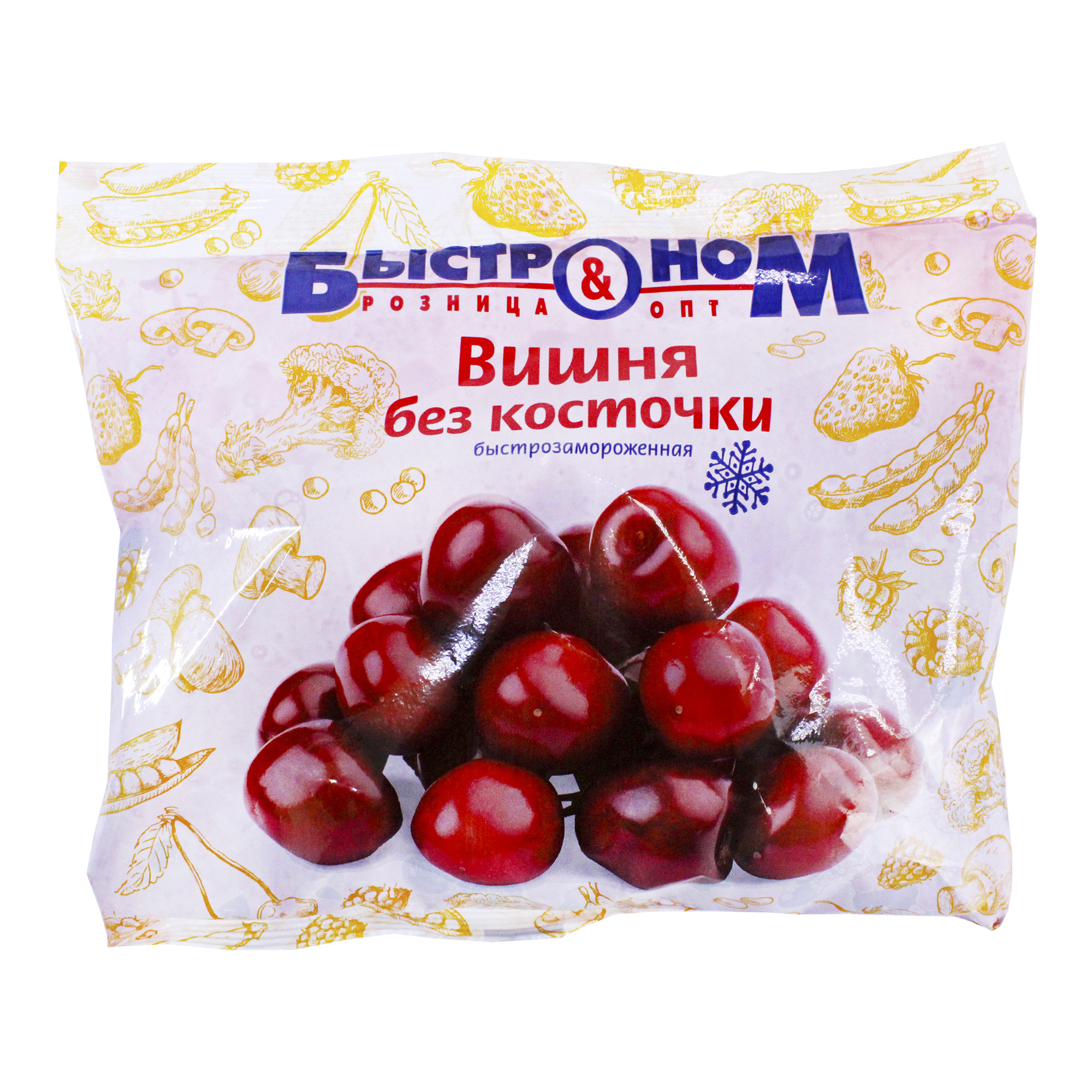 

Вишня без косточки Быстроном быстрозамороженная 400 г