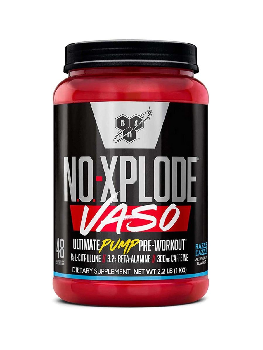 BSN No-Xplode VASO, 1000 г, вкус: фруктовый