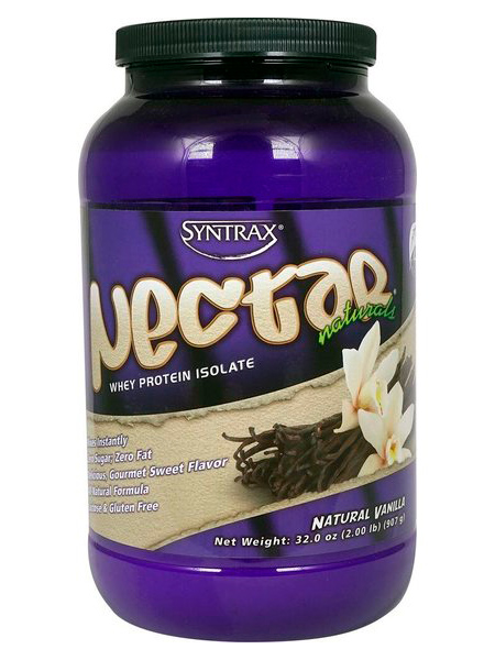 фото Syntrax nectar naturals (изолят), 907 г, вкус: ваниль