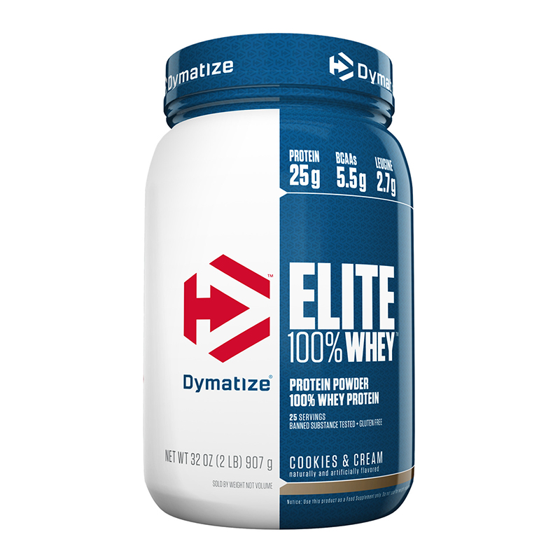 Dymatize Elite Whey Protein, 907 г, вкус: печенье-крем