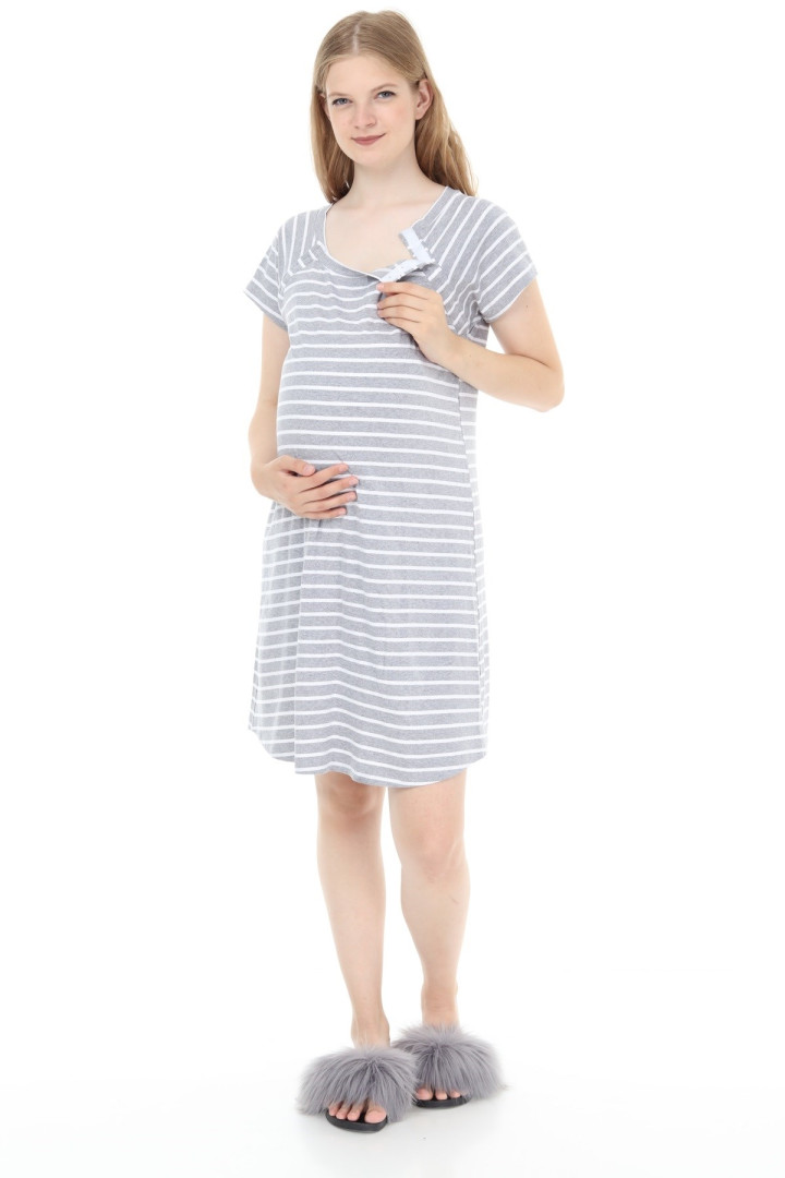 

Ночная сорочка для беременных Luvmabelly 59182 серая XL (товары доставляются из-за рубежа), Серый, 59182