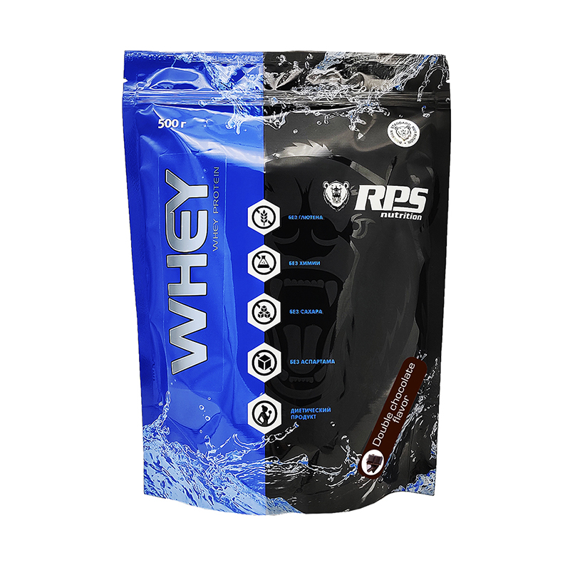 RPS Nutrition Whey Protein, 500 г, вкус: двойной шоколад