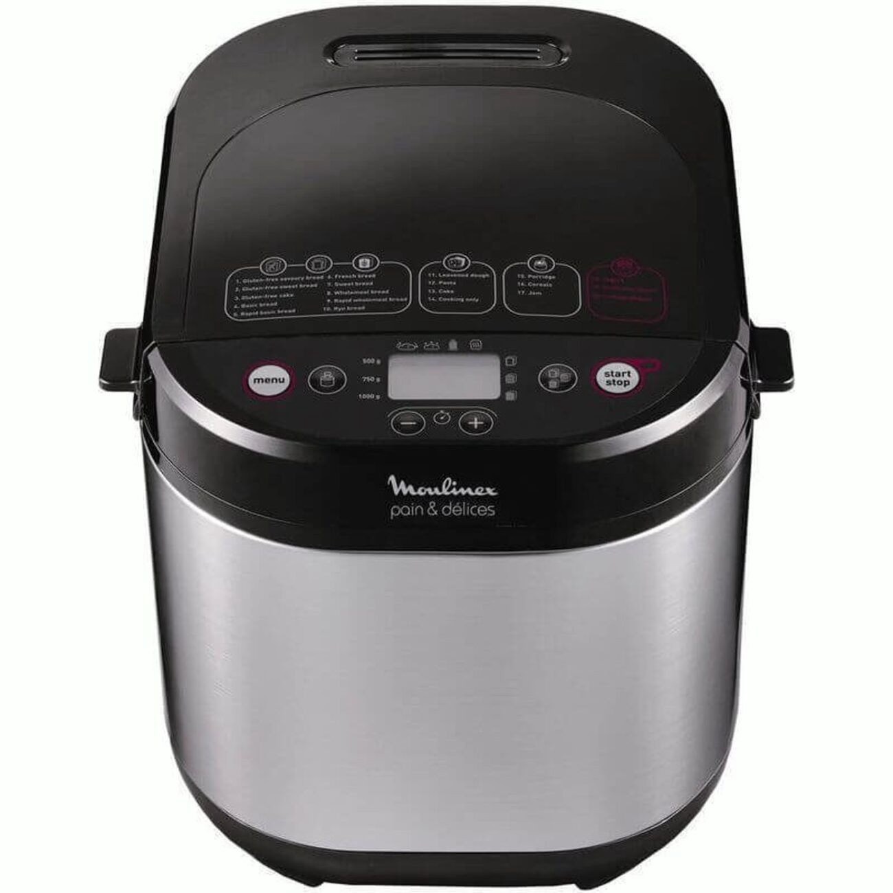 

Хлебопечка Moulinex OW240E30 серебристый, черный, OW240E30