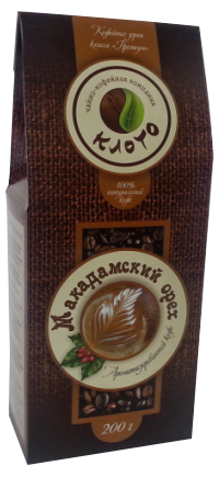 

Кофе Клото Макадамский орех зерно 200 г