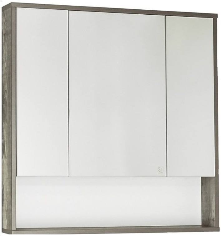 

Зеркало-шкаф Style Line Экзотик 80 80 x 12,6 x 80 см светлое дерево-белый