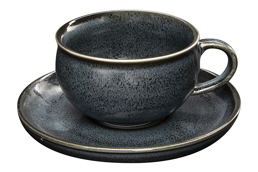 

Чашка с блюдцем Magma, 0,25 л, Черный