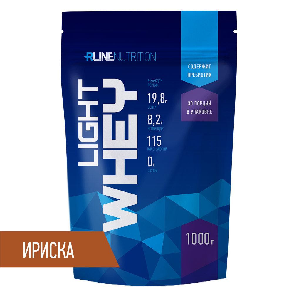 фото Rline light whey, 1000 г, вкус: ириска