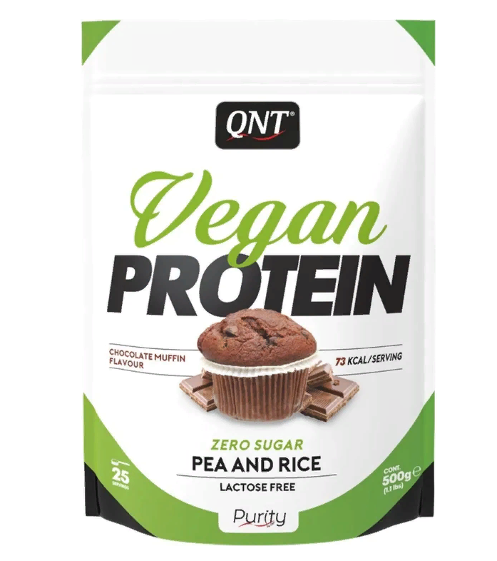 

QNT Vegan Protein, 500 г, вкус: шоколадный маффин, Vegan Protein