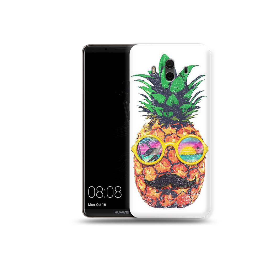 

Чехол MyPads Tocco для Huawei Mate 10 прикольный ананас с лицом (PT88364.53.556), Прозрачный, Tocco