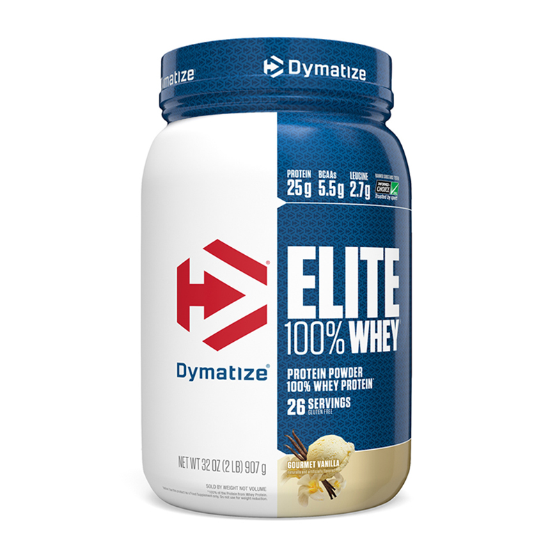 Dymatize Elite Whey Protein, 907 г, вкус: ваниль