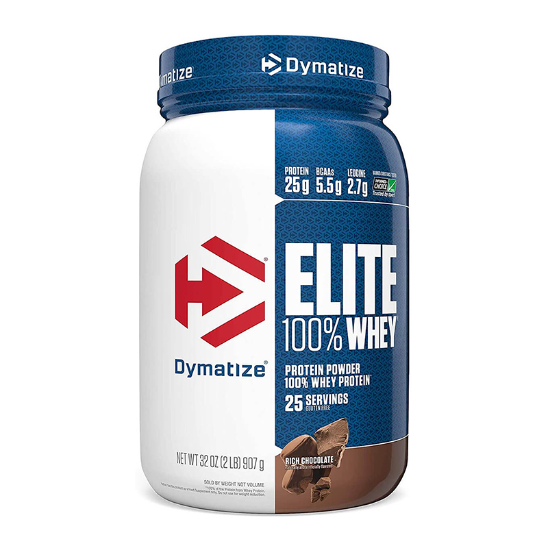 Dymatize Elite Whey Protein, 907 г, вкус: шоколад