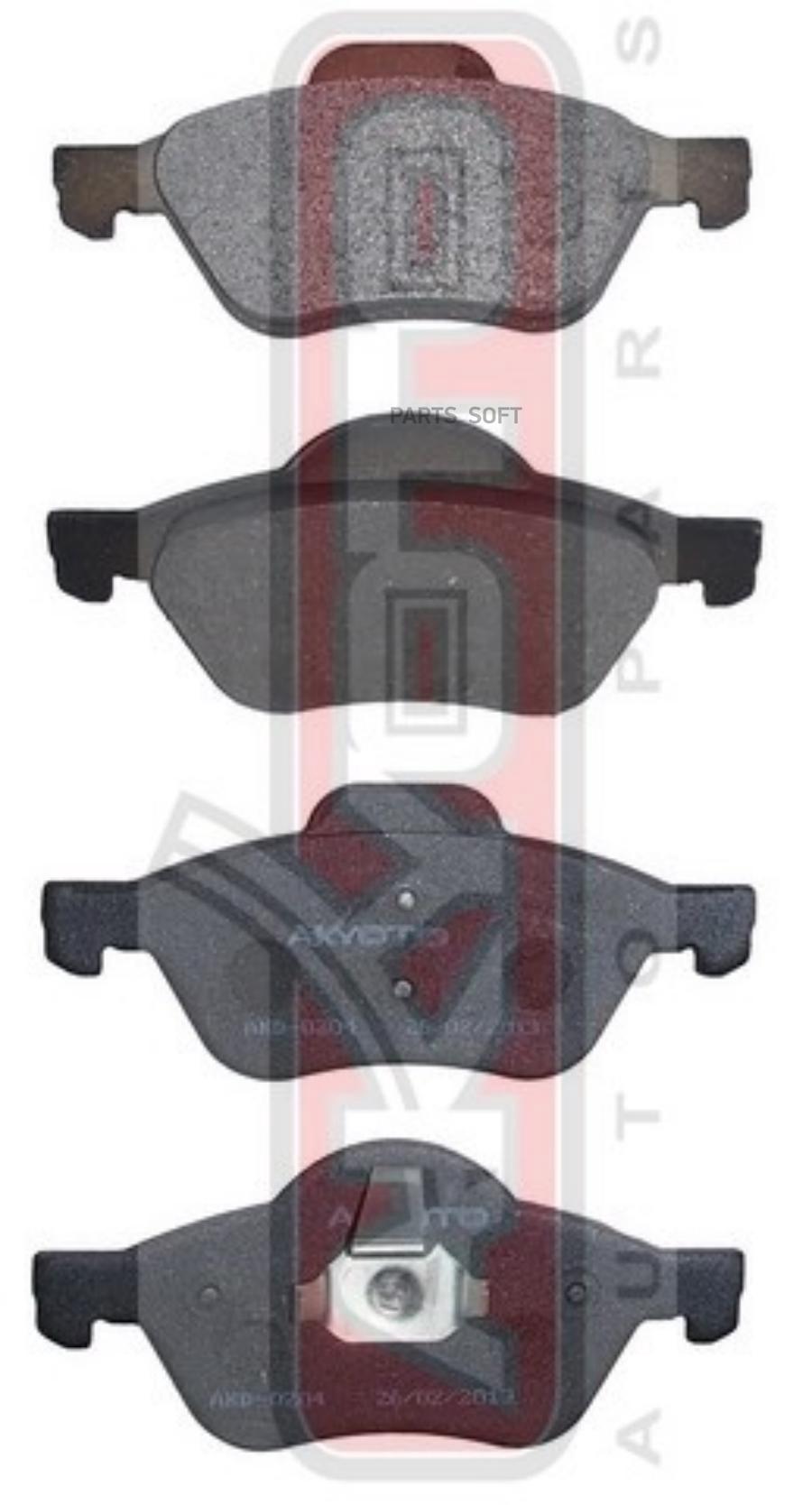 

Тормозные колодки Akyoto передние дисковые AKD0204