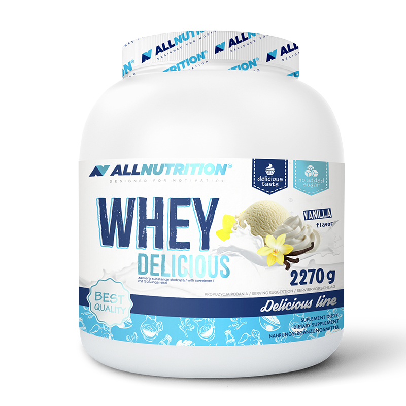 ALLNUTRITION Whey Delicious, 2270 г, вкус: ваниль