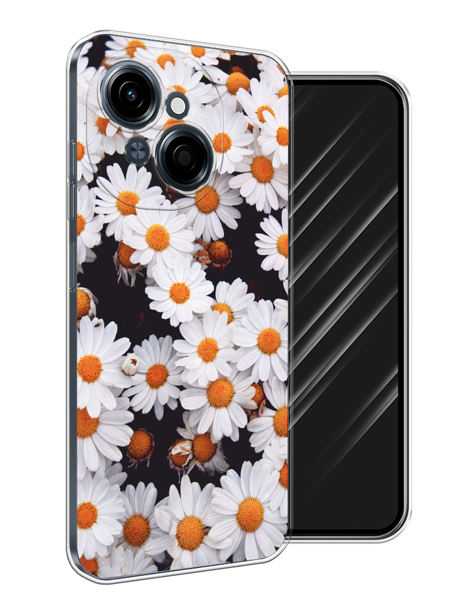 

Чехол Awog на Tecno Spark Go 1/Pop 9 "Ромашковое поле", Белый, 309450-1