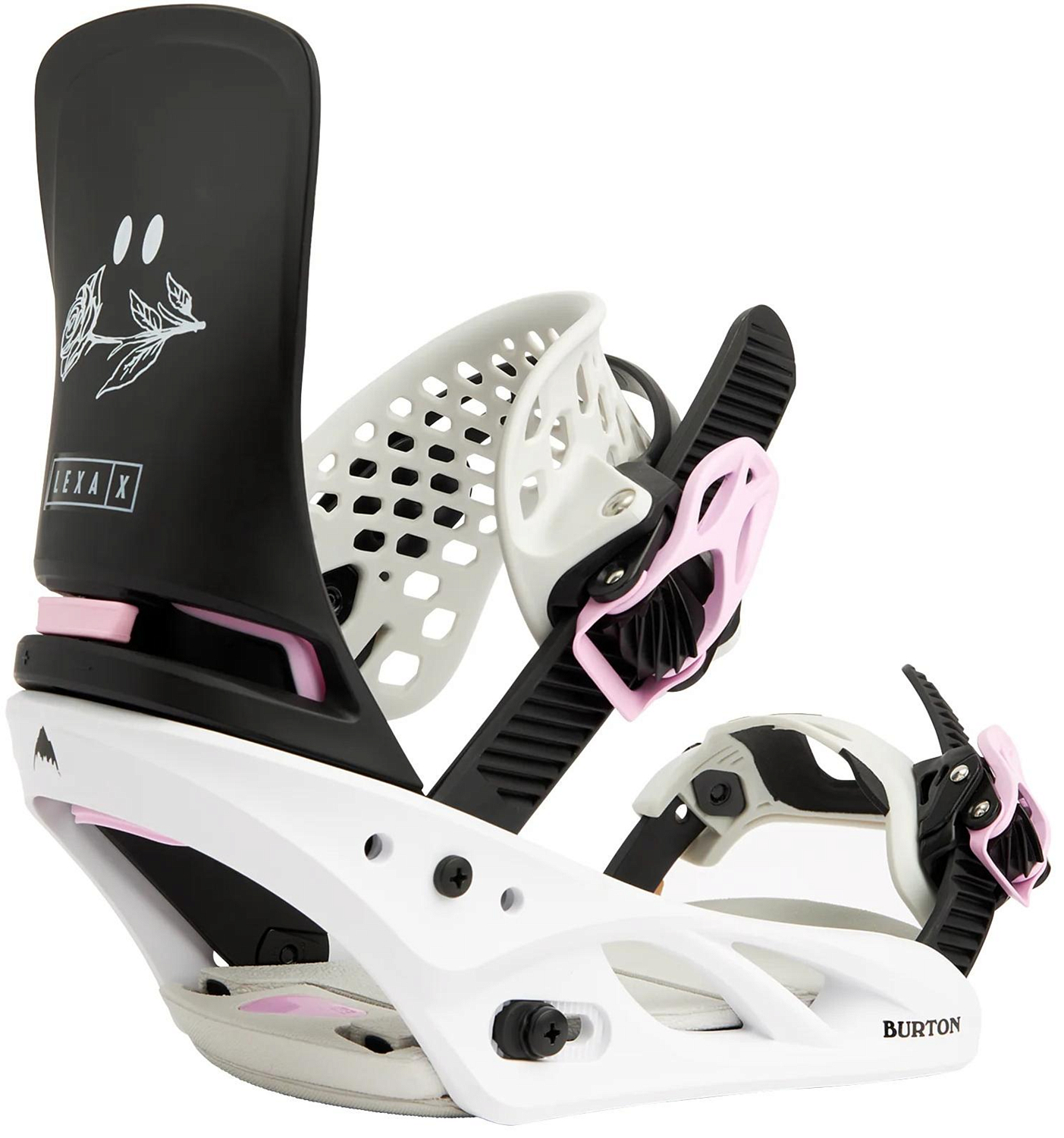 

Сноуборд Крепления Burton 2021-22 Lexa X Black/White/Roses (Us:l), Lexa X