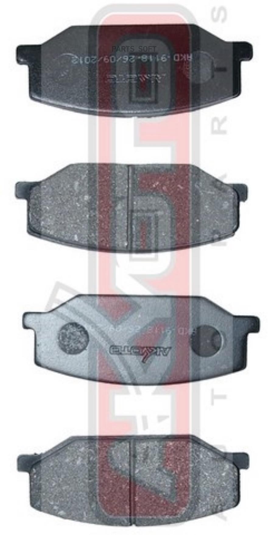

Тормозные колодки Akyoto передние дисковые AKD9118
