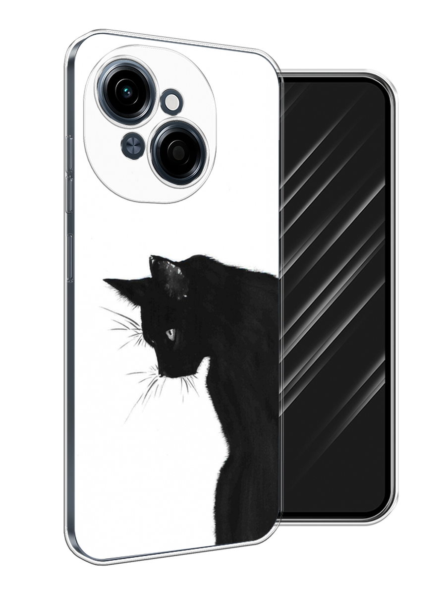 

Чехол Awog на Tecno Spark Go 1/Pop 9 "Black cat", Черный;белый, 309450-1