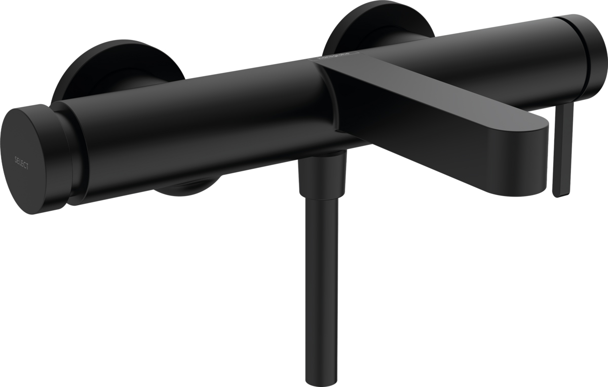 

Смеситель Hansgrohe Finoris для ванны с душем, матовый черный (76420670)