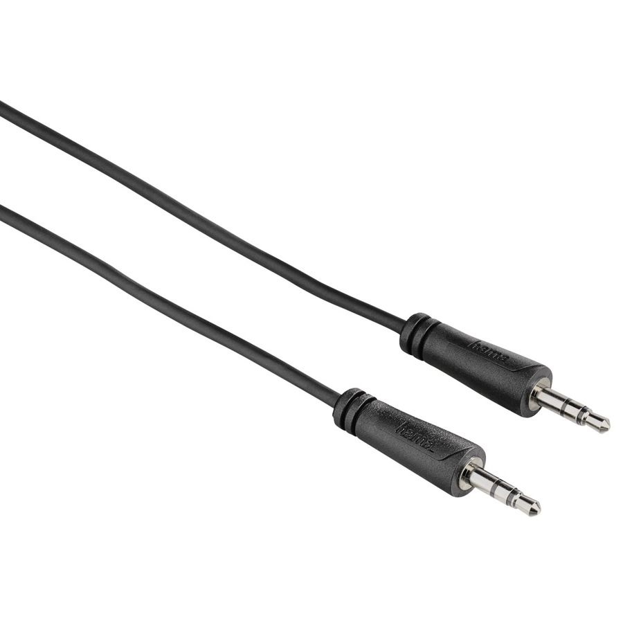 

Кабель аудио HAMA Jack 3.5 (m) - Jack 3.5 (m) 5м Black