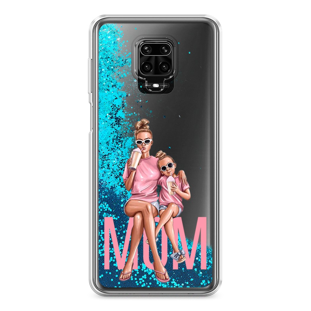 

Жидкий чехол с блестками "Lovely mom" на Xiaomi Redmi Note 9S, 37993-1