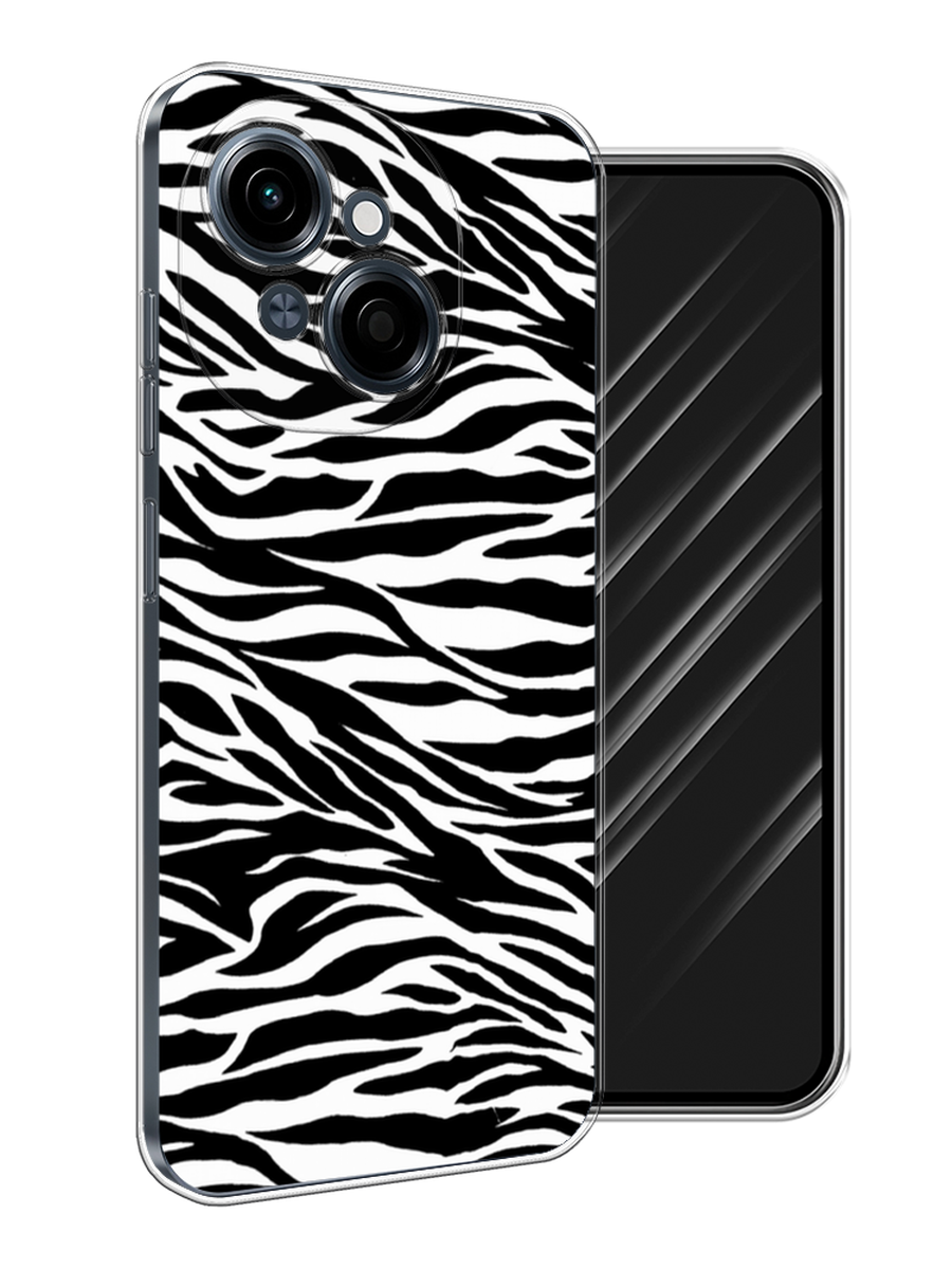 

Чехол Awog на Tecno Spark Go 1/Pop 9 "Принт зебра", Белый;серый;черный, 309450-1