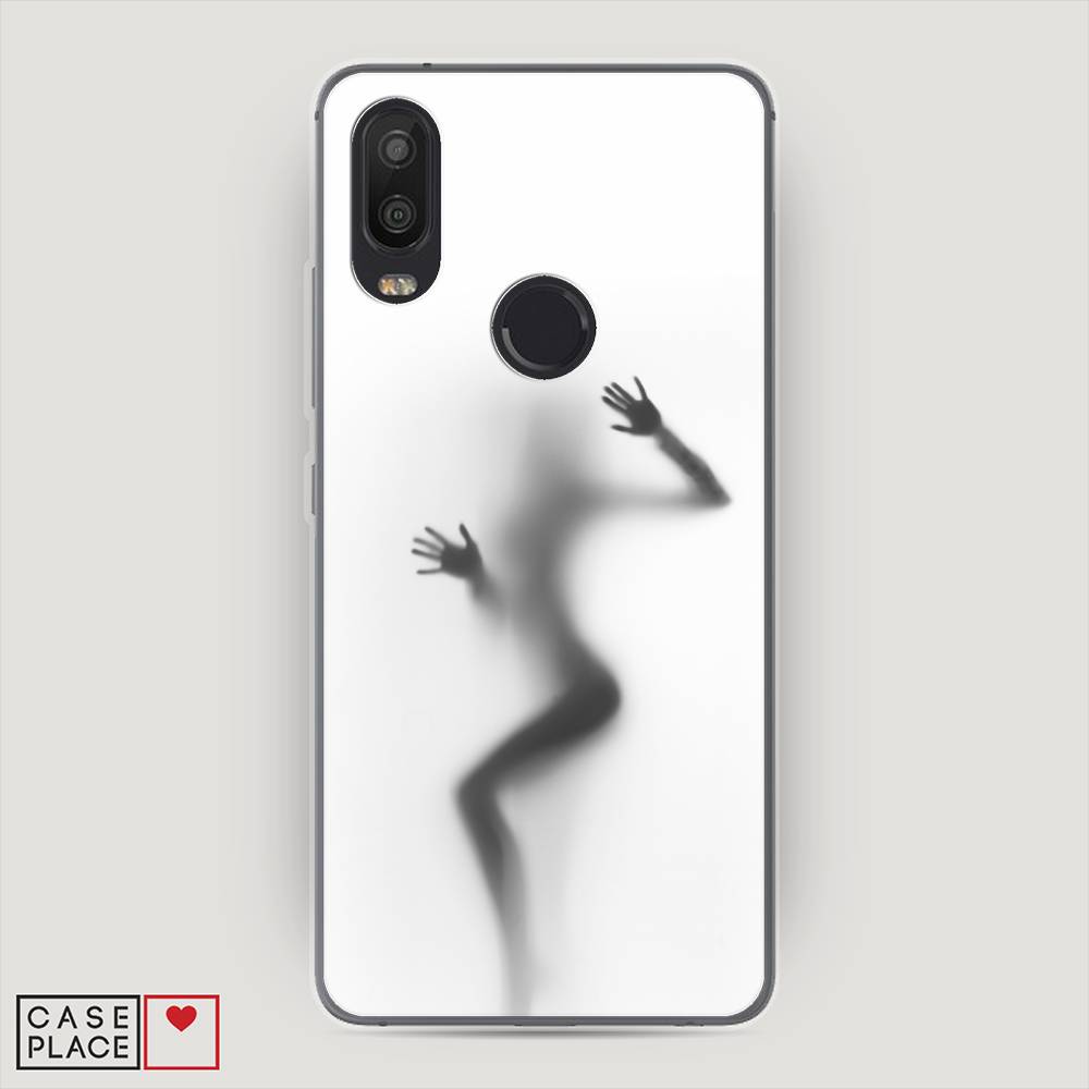 фото Чехол awog "девушка в душе" для bq aquarius x2 pro