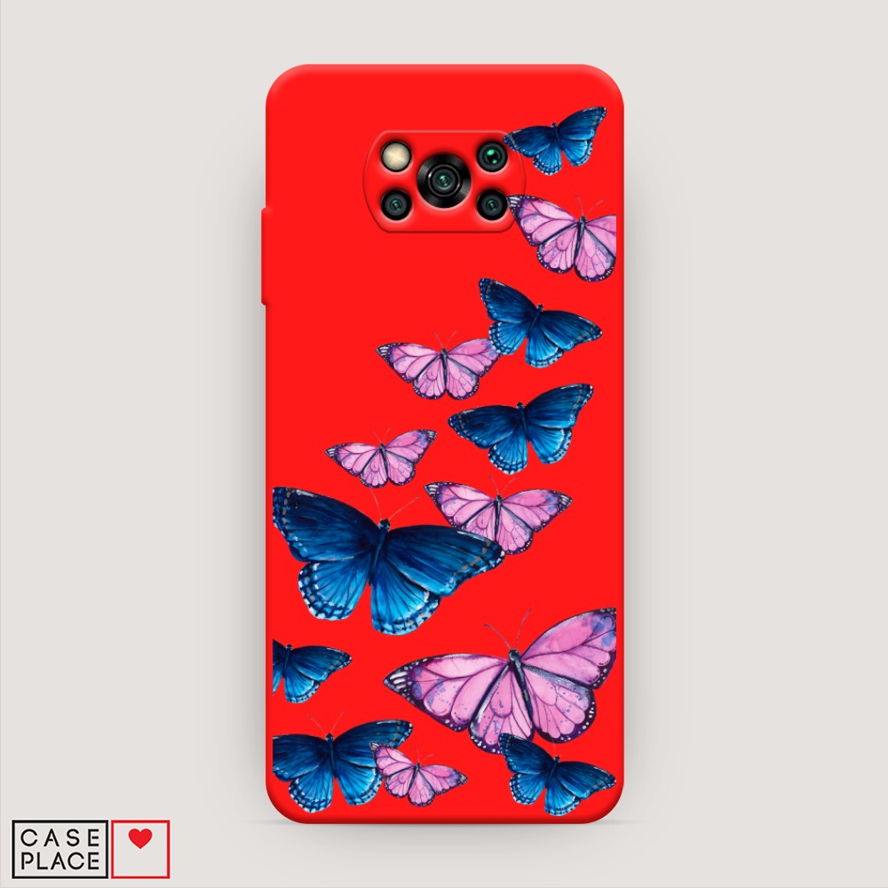 

Чехол Awog на Poco X3/X3 Pro "Полет бабочек", Разноцветный, 39253-1