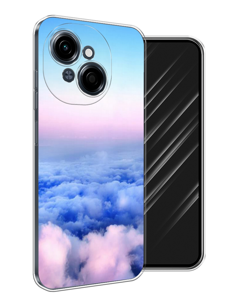 

Чехол Awog на Tecno Spark Go 1/Pop 9 "Облака", Голубой;розовый;бирюзовый, 309450-1