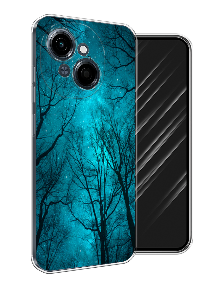 

Чехол Awog на Tecno Spark Go 1/Pop 9 "Сказочный лес", Черный;бирюзовый, 309450-1